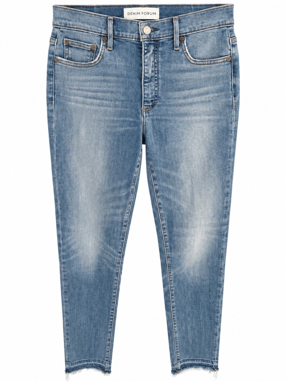 Denim Forum Women's Light Blue Cropped Skinny Jeans size 29